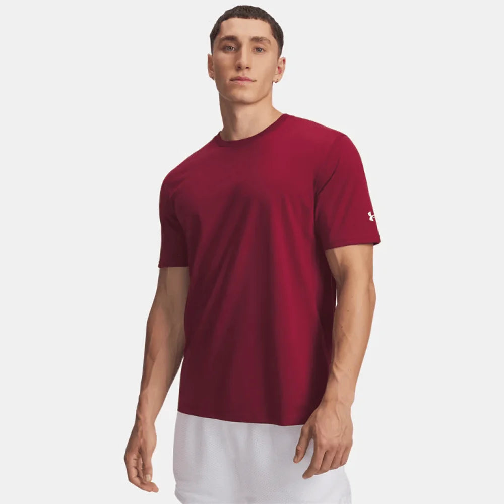 UA Men's Athletics Short Sleeve Maroon Color