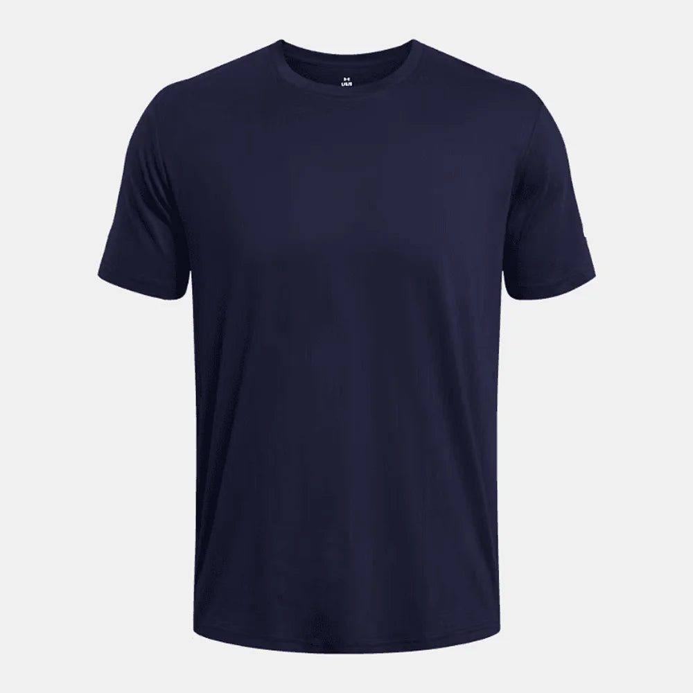 UA Men's Athletics Short Sleeve Navy Color