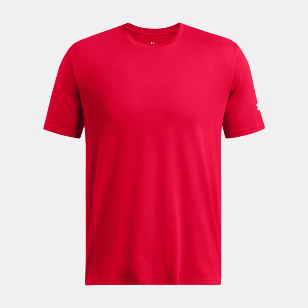 UA Men's Athletics Short Sleeve Red Color