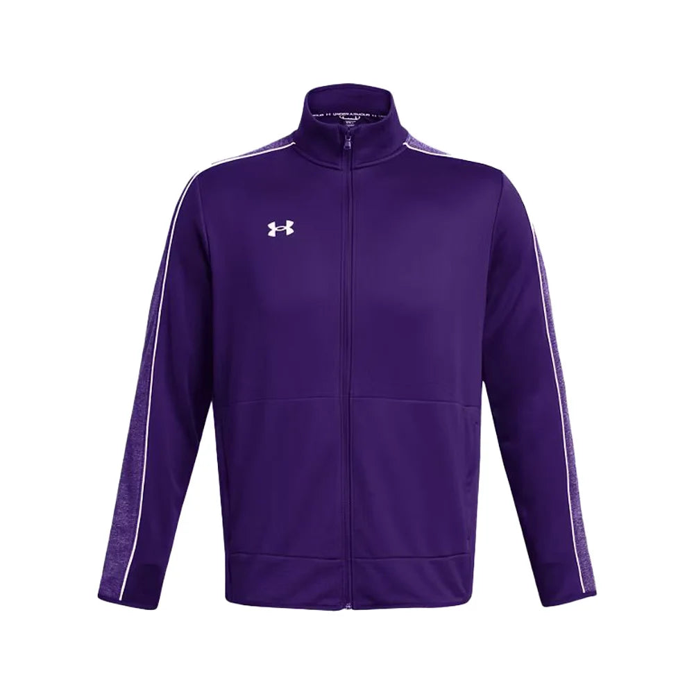UA Men's Command Warm-Up Full Zip Purple Color.