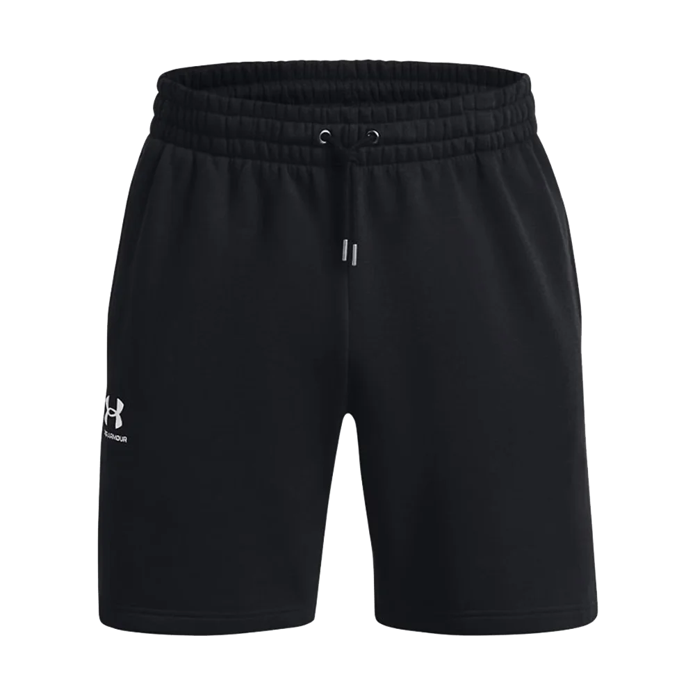 UA Men's Icon Fleece 7.75" Shorts Black Color