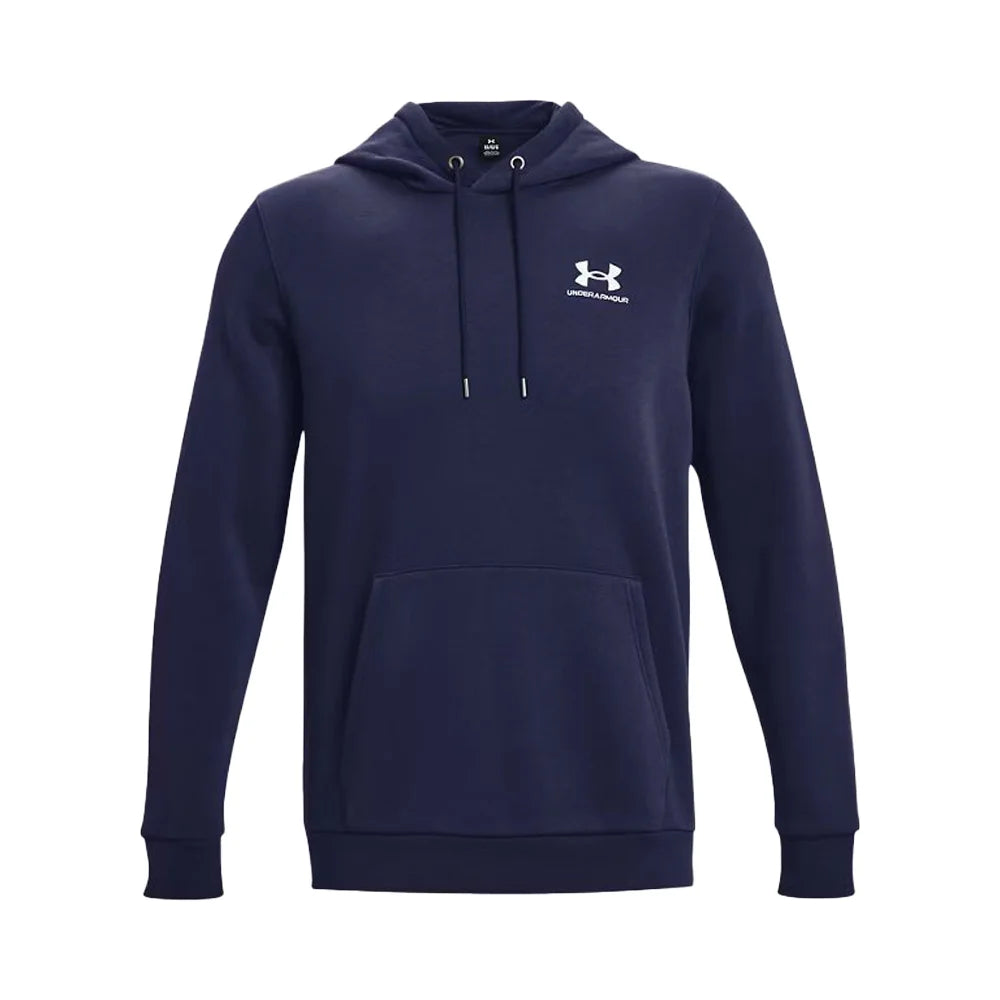 UA Men's Icon Fleece Hoodie Navy Color.