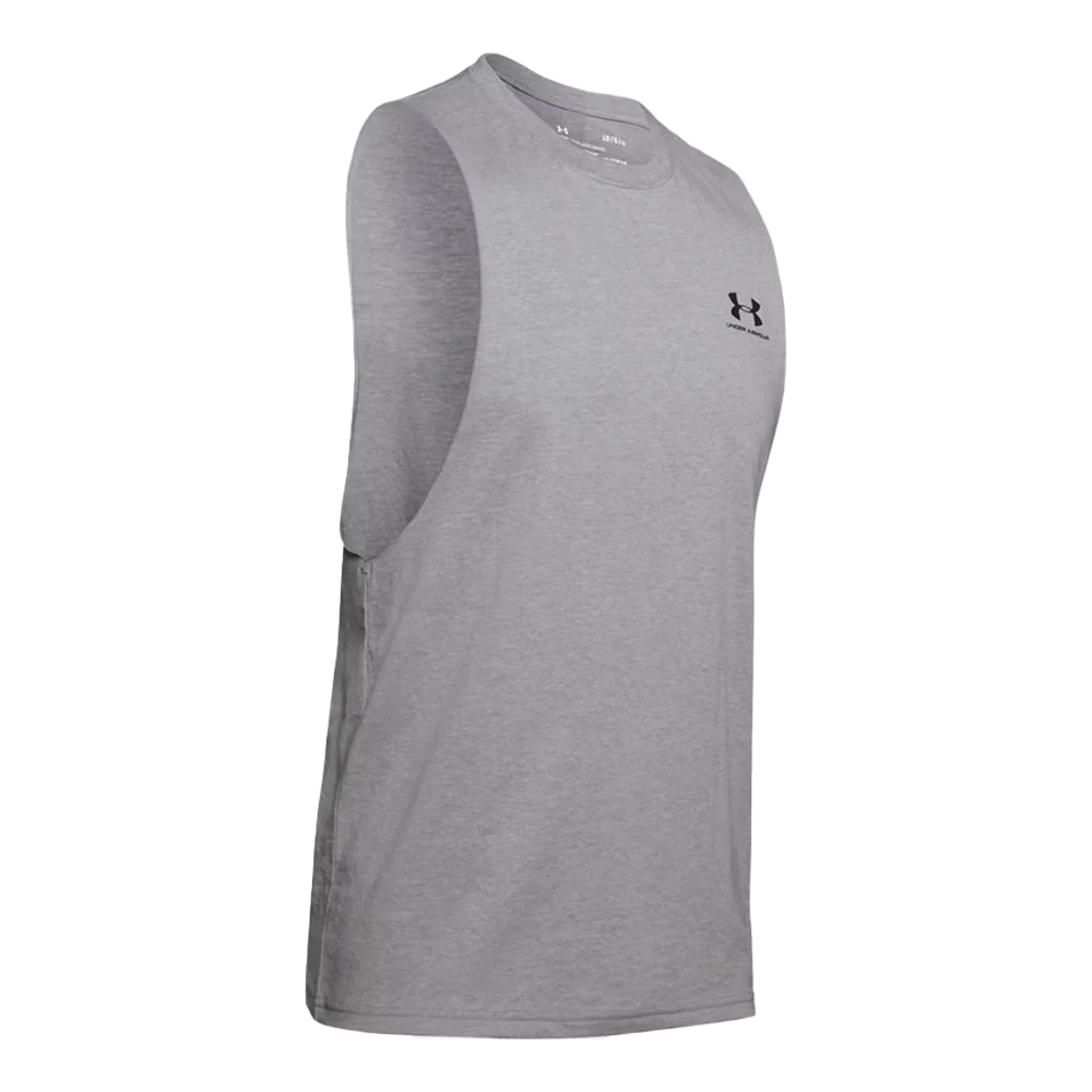 UA Men's Left Chest Cut-Off Tank