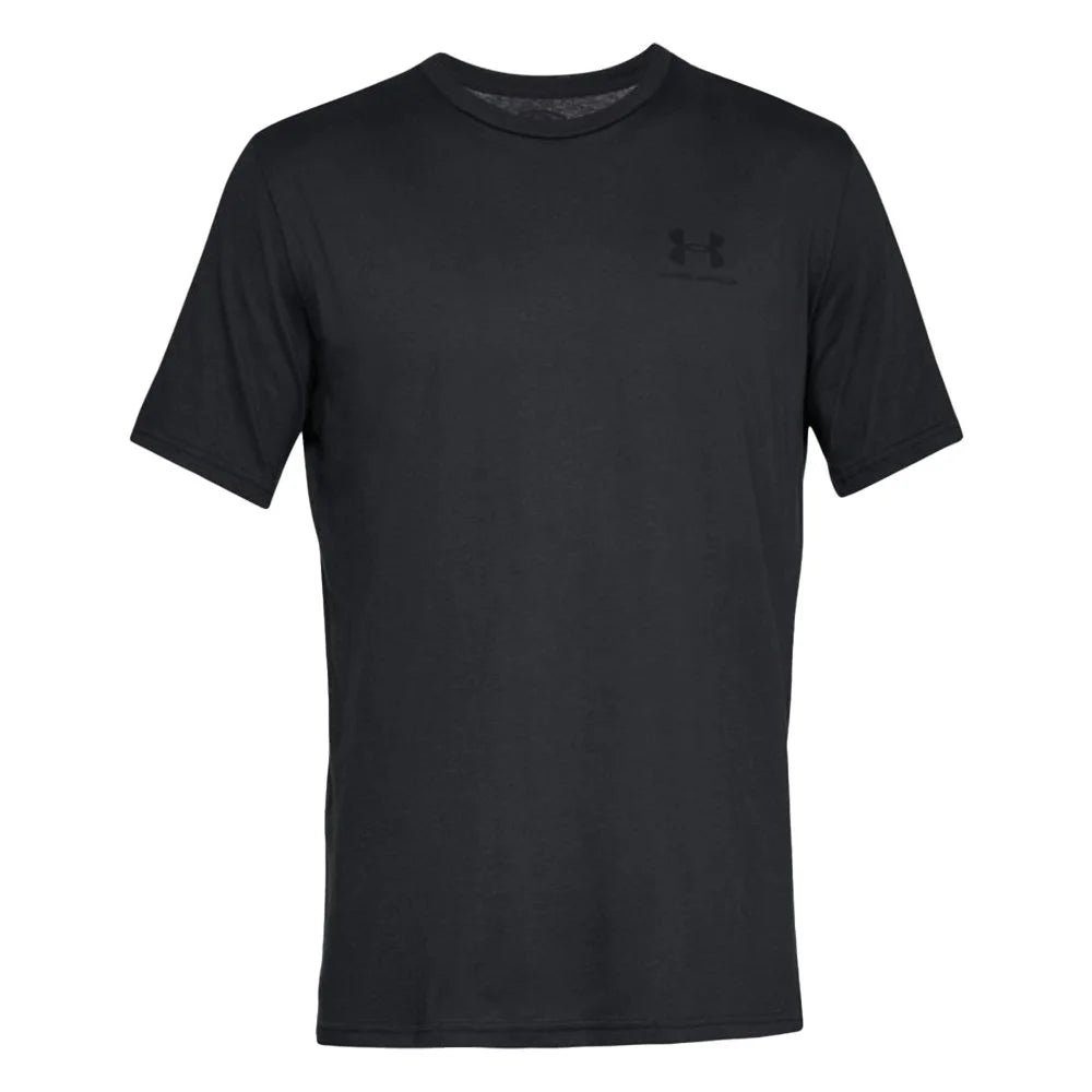 UA Men's Left Chest Logo Short Sleeve Black Color