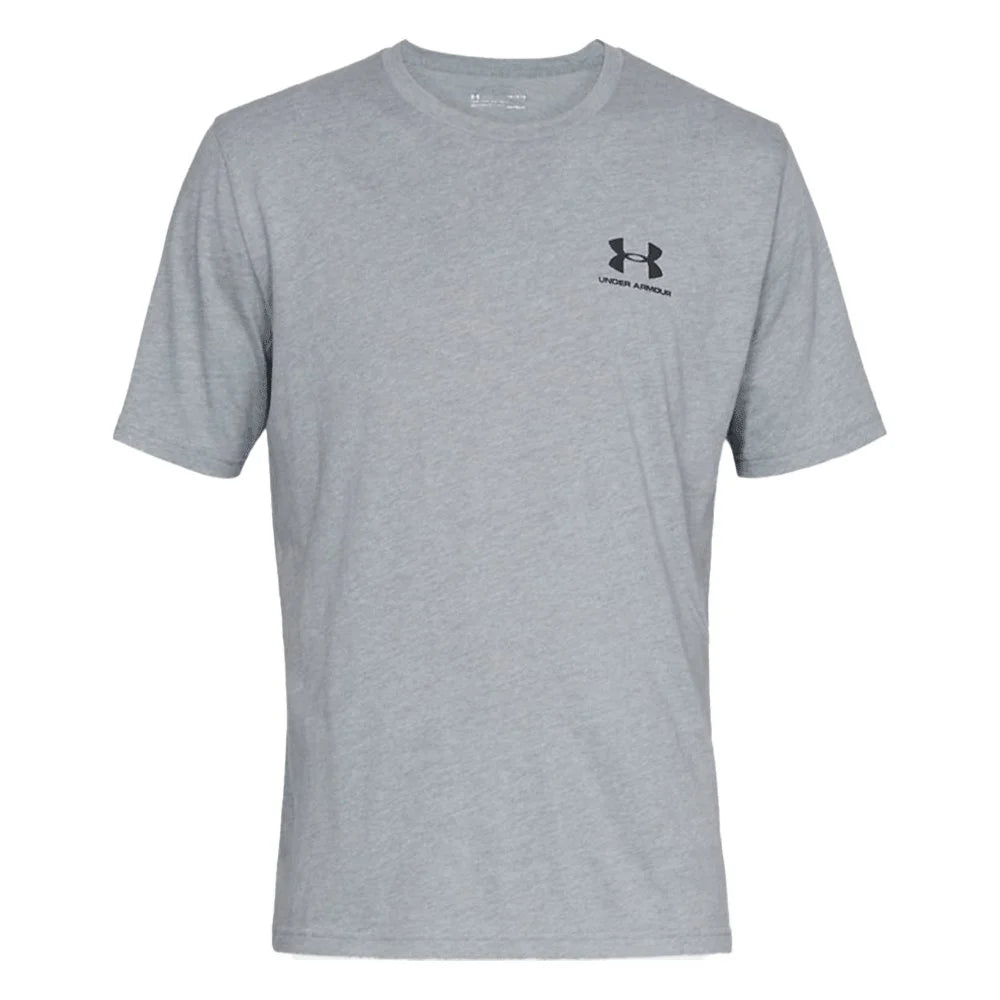 UA Men's Left Chest Logo Short Sleeve Grey Color