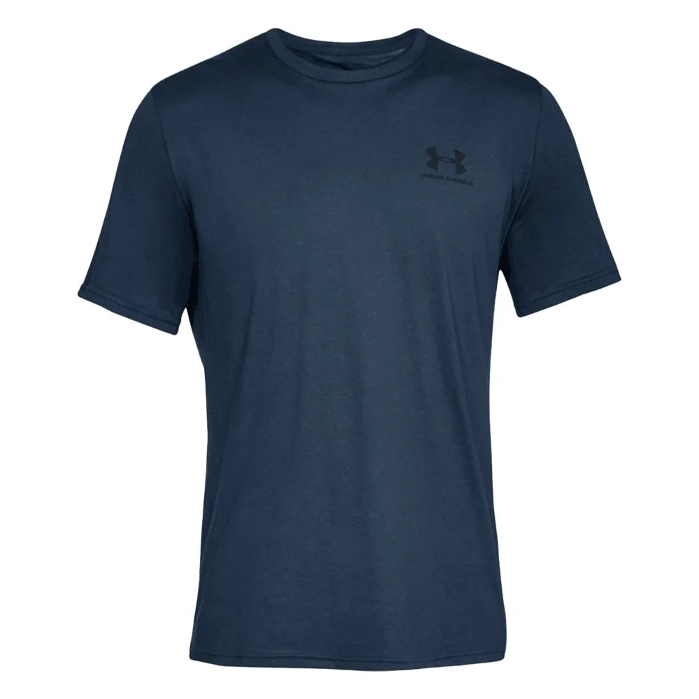 UA Men's Left Chest Logo Short Sleeve Navy Color