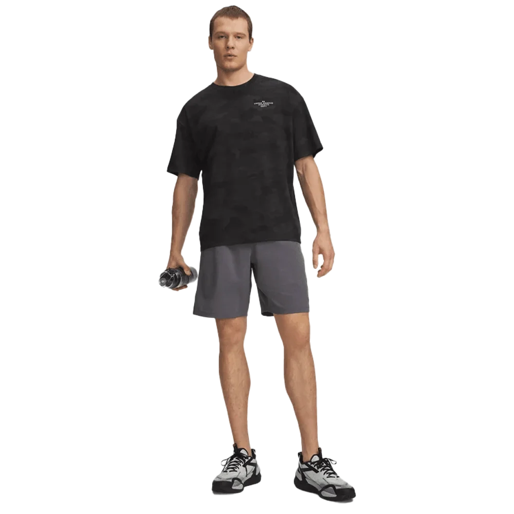 UA Men's Motivate Vented 9" Shorts Grey Color