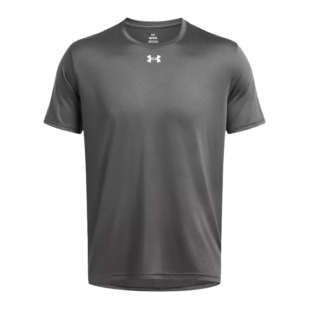 UA Men's Team Tech Short Sleeves Grey Color.