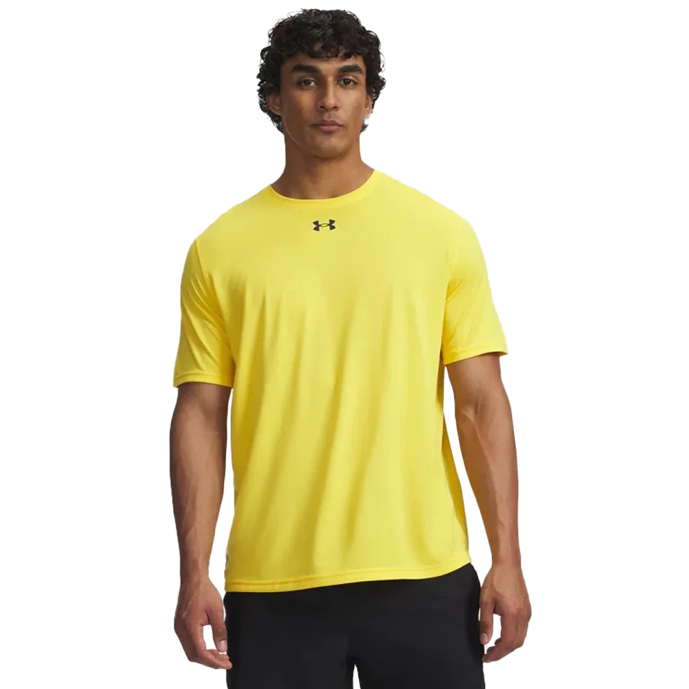 UA Men's Team Tech Short Sleeves Yellow Color.