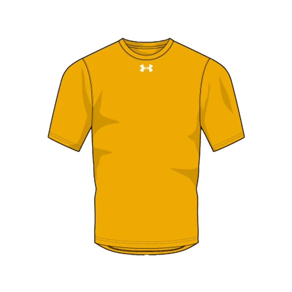 UA Men's Team Tech Short Sleeves Yellow Color 