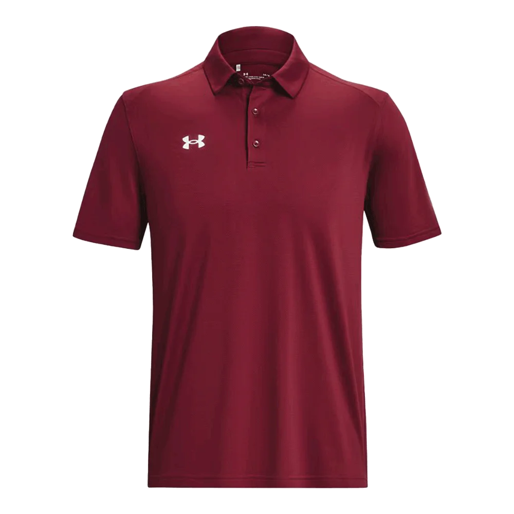 UA Men's Tech™ Team Polo Maroon Color.
