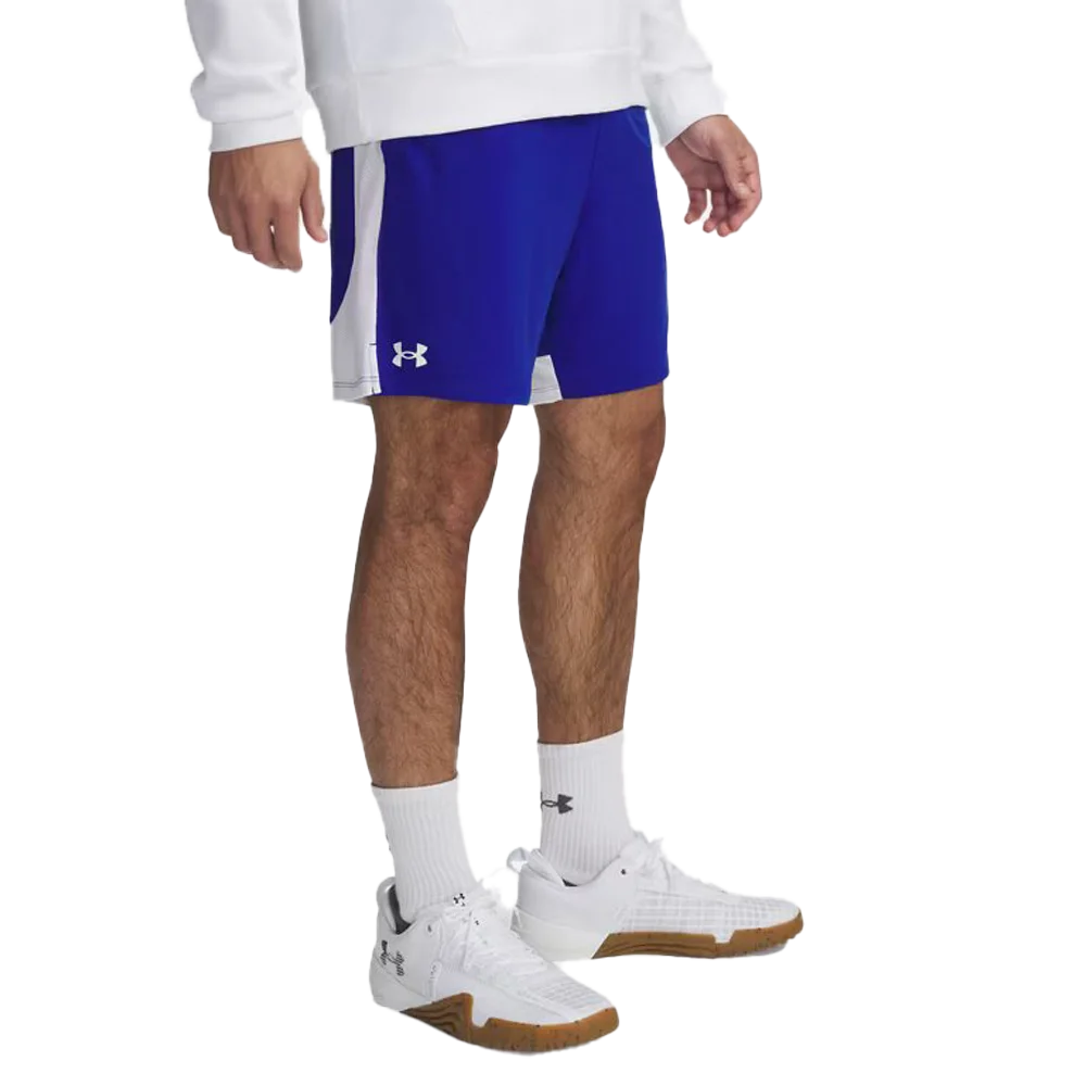UA Men's Tech Vent 7" Shorts Blue Color