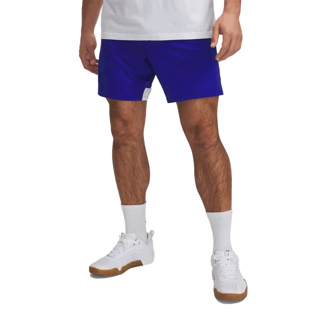 UA Men's Tech Vent Non-Pocketed 7" Shorts Blue Color
