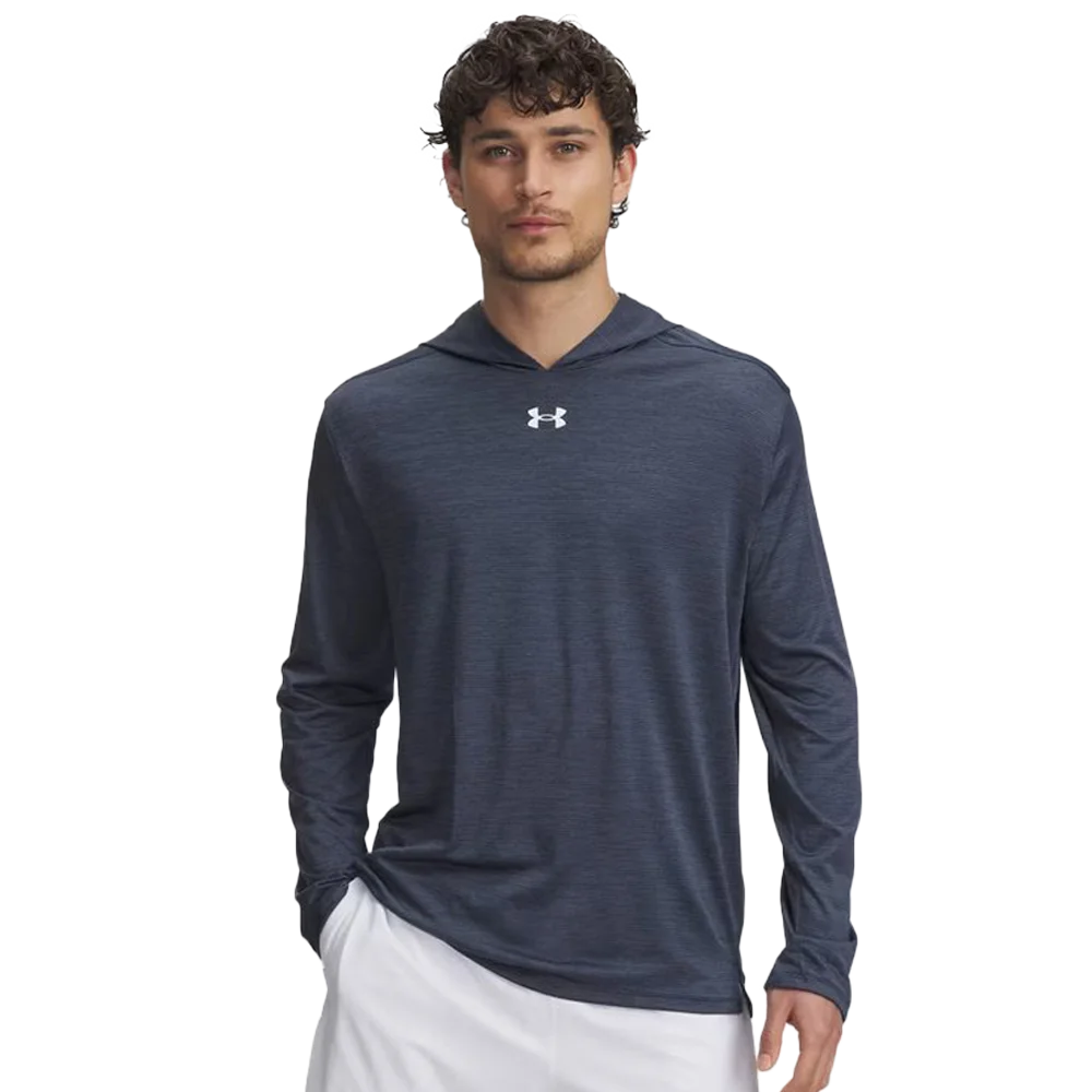 UA Men's Tech™ Vent Team Hoodie navy color