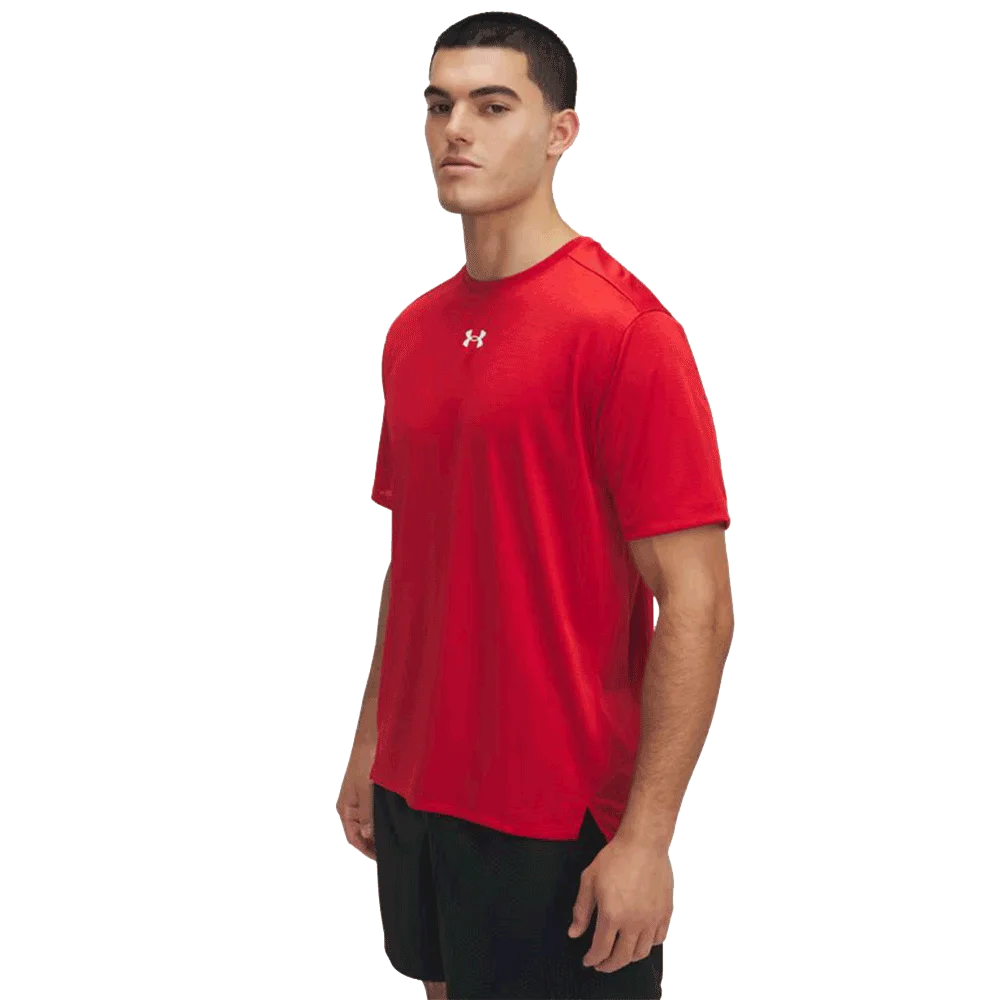 UA Men's Tech™ Vent Team  Short Sleeve Red Color