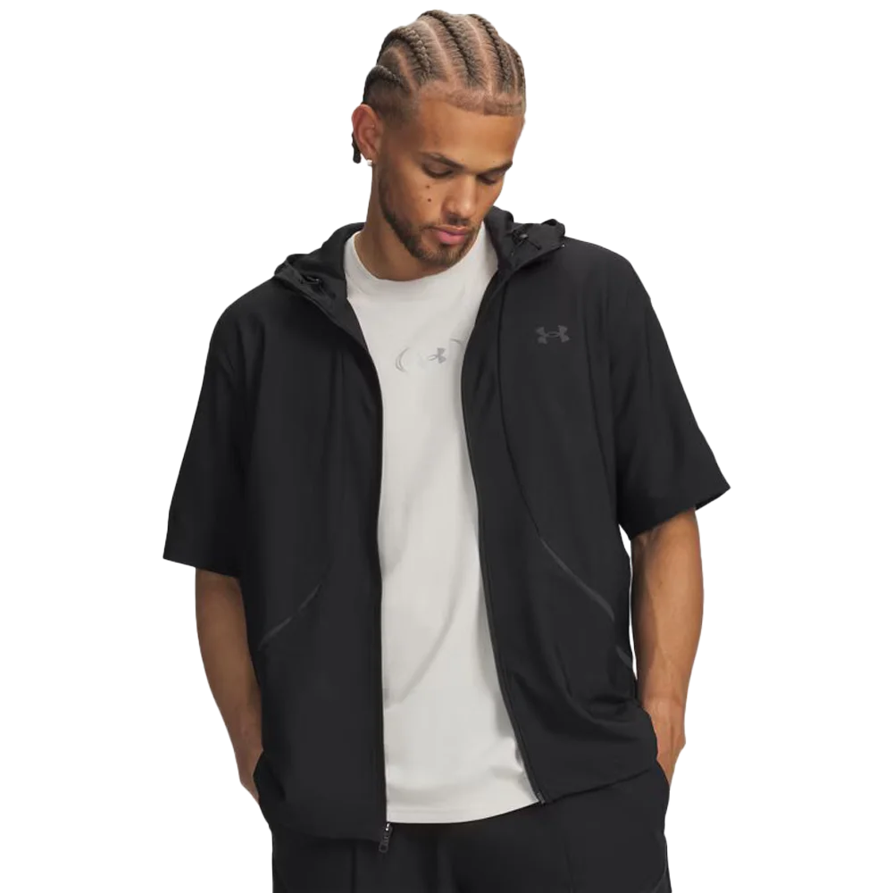 UA  Men's Unstoppable Woven Short Sleeve Jacket