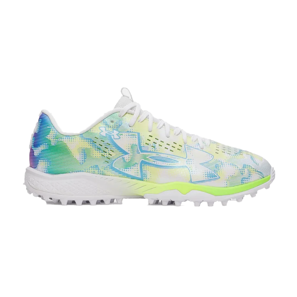 UA Unisex Blur Pro Lax Turf Lacrosse Shoes Green Color