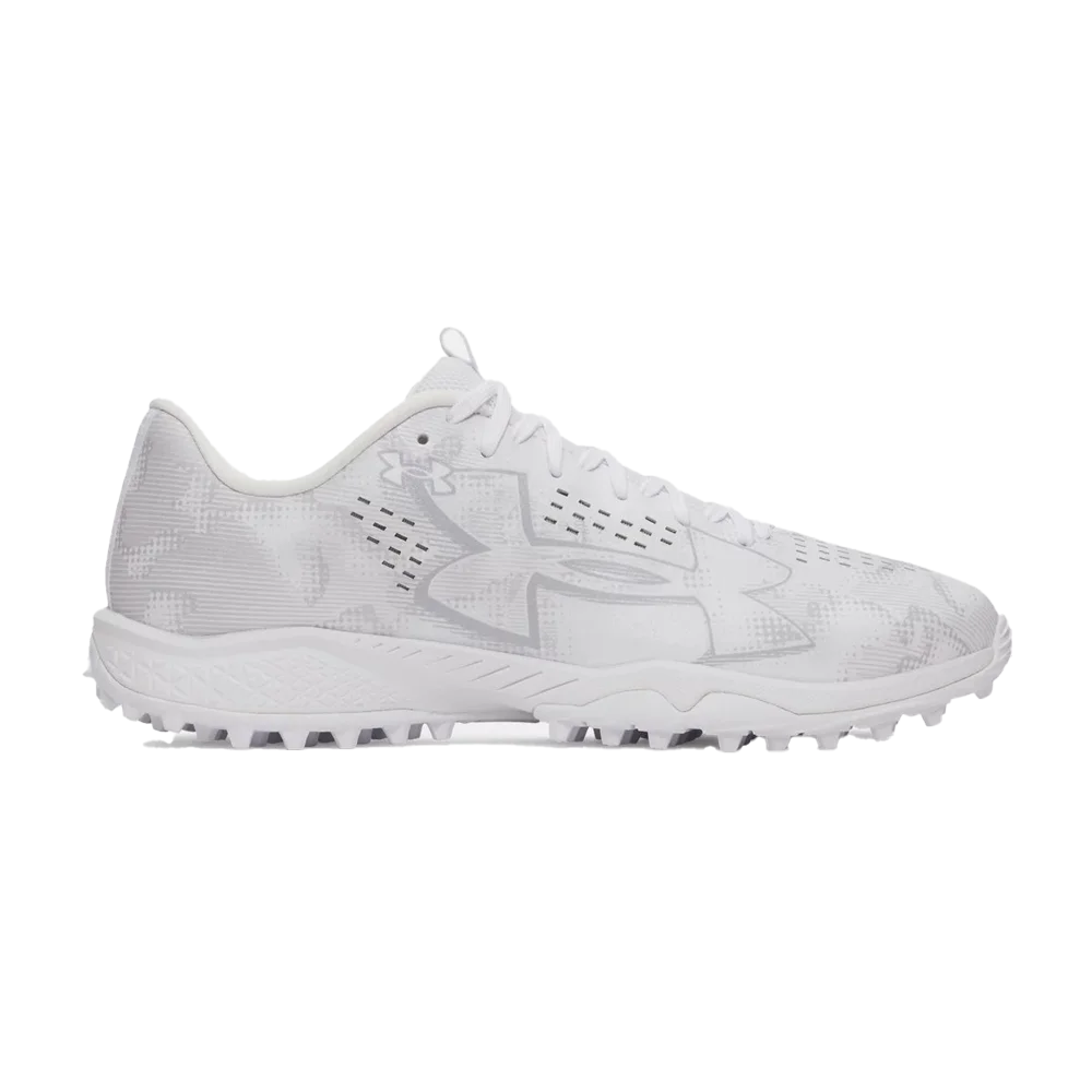 UA Unisex Blur Pro Lax Turf Lacrosse Shoes White Color