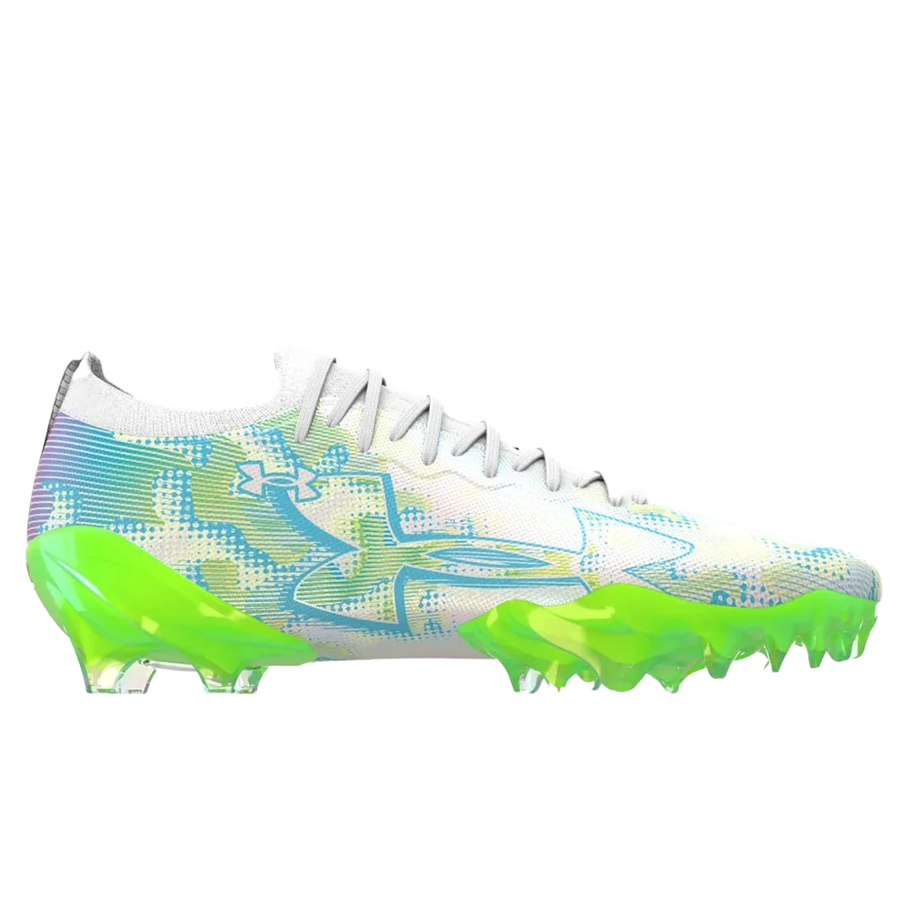 UA Unisex Blur Pro Lax Unisex Lacrosse Cleats Green Color