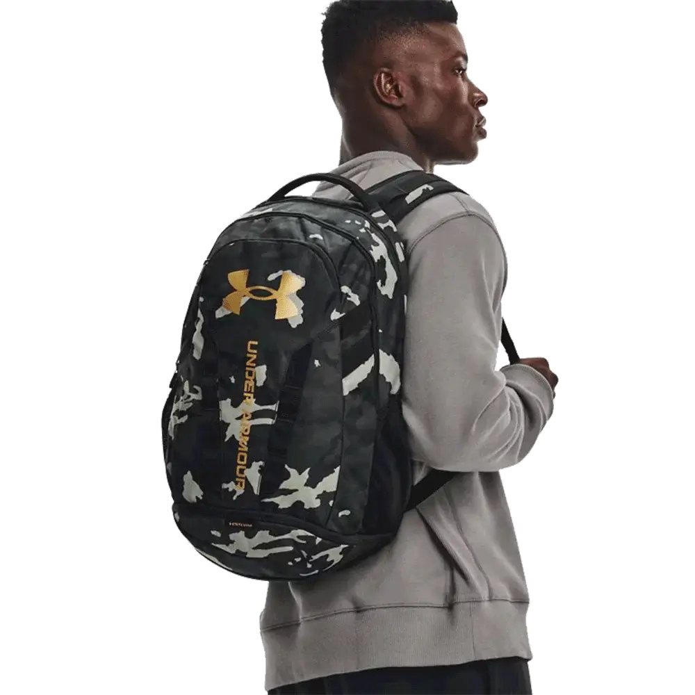 UA Unisex Hustle 5.0 Backpack Black/Grey Color