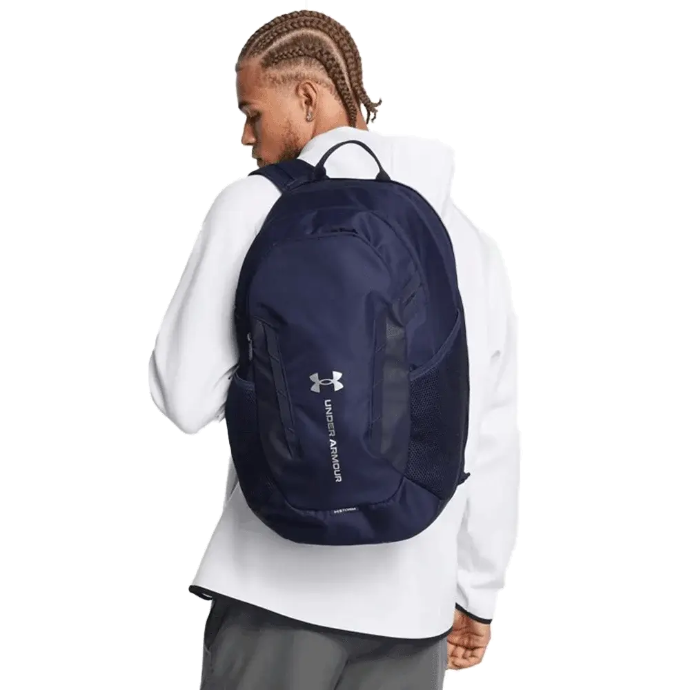 UA Unisex Hustle 6.0 Team Backpack Navy Color