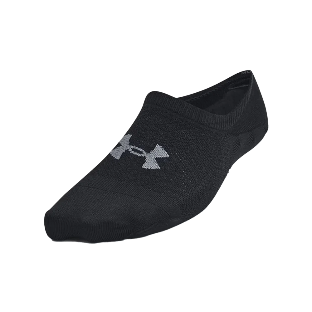 UA Women's Breathe Lite 6-Pack Liner Socks Black Color