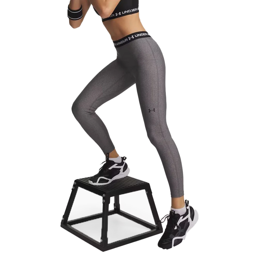 UA Women's HeatGear Leggings gray color.