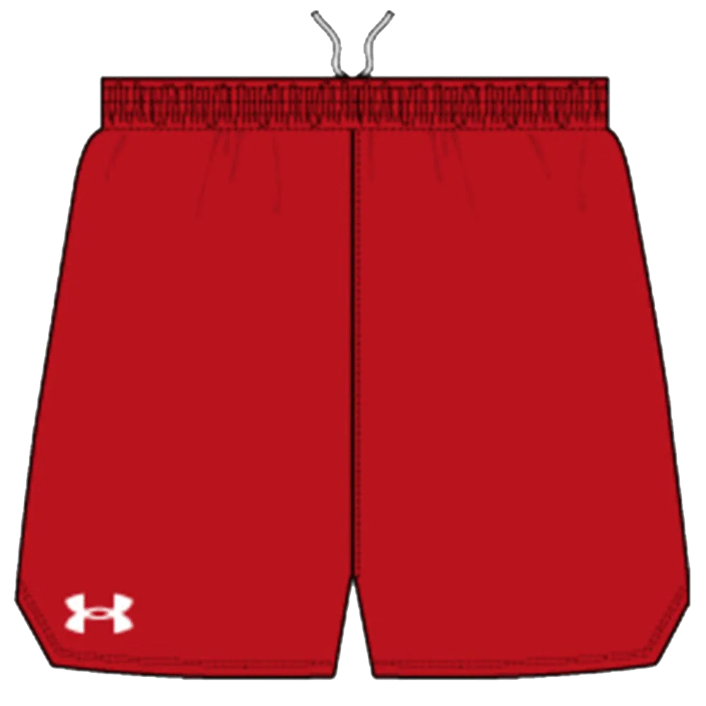 UA Women's Stock Pace Split Short Red Color