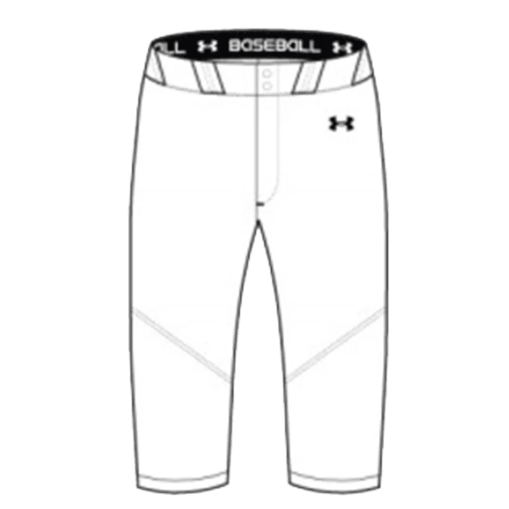 UA Youth Icon 2.0 Knicker Pant White Color