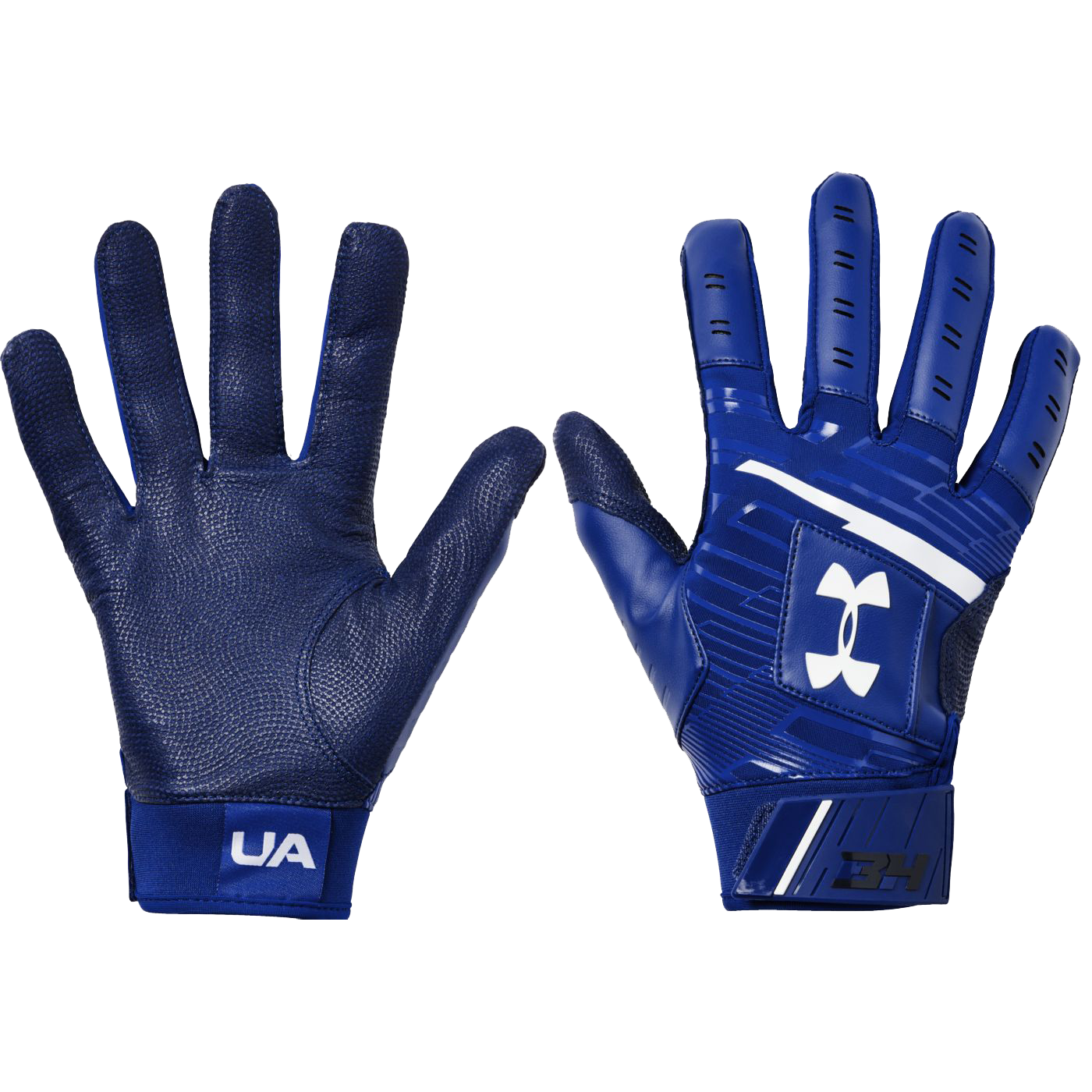 Under Armour Blue Youth Harper Hustle Batting Gloves Midway Sports