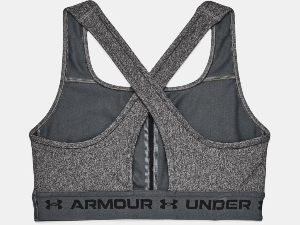 UA Women's Armour® Mid Crossback Heather Sports Bra