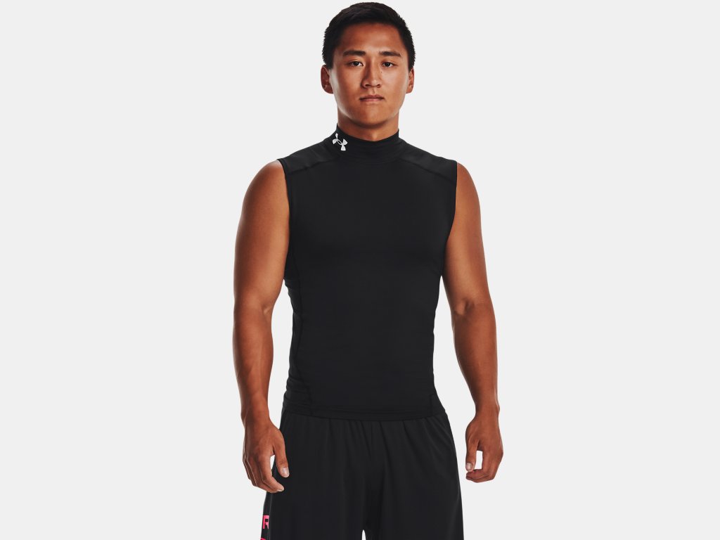Under Armour HeatGear Armour Mens Sleeveless Compression Top - Black –  Start Fitness