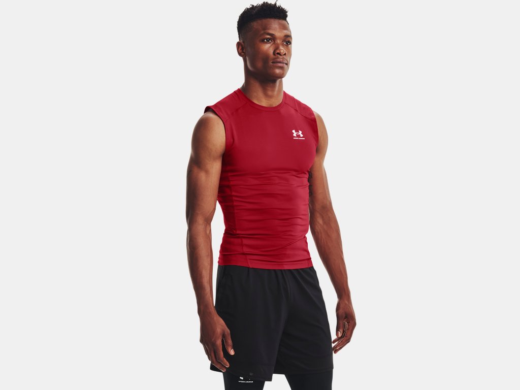 UA Men's HeatGear® Armour Sleeve Less