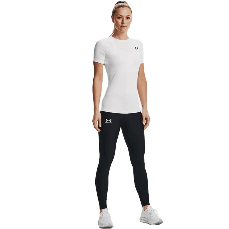 Camiseta de manga corta de compresión UA HeatGear® Armour para mujer 