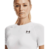 Camiseta de manga corta de compresión UA HeatGear® Armour para mujer 