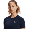 Camiseta de manga corta de compresión UA HeatGear® Armour para mujer 