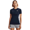 Camiseta de manga corta de compresión UA HeatGear® Armour para mujer 