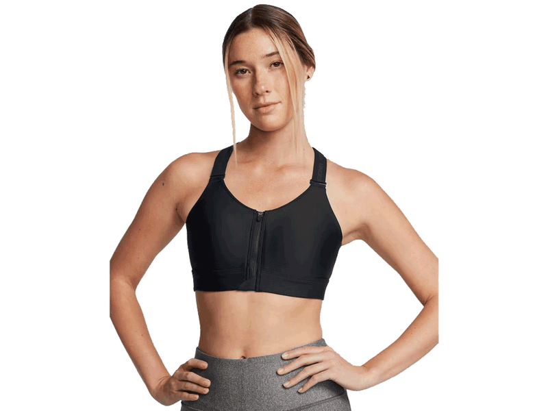 UA Women's Infinity 2.0 High Zip Sports Bra