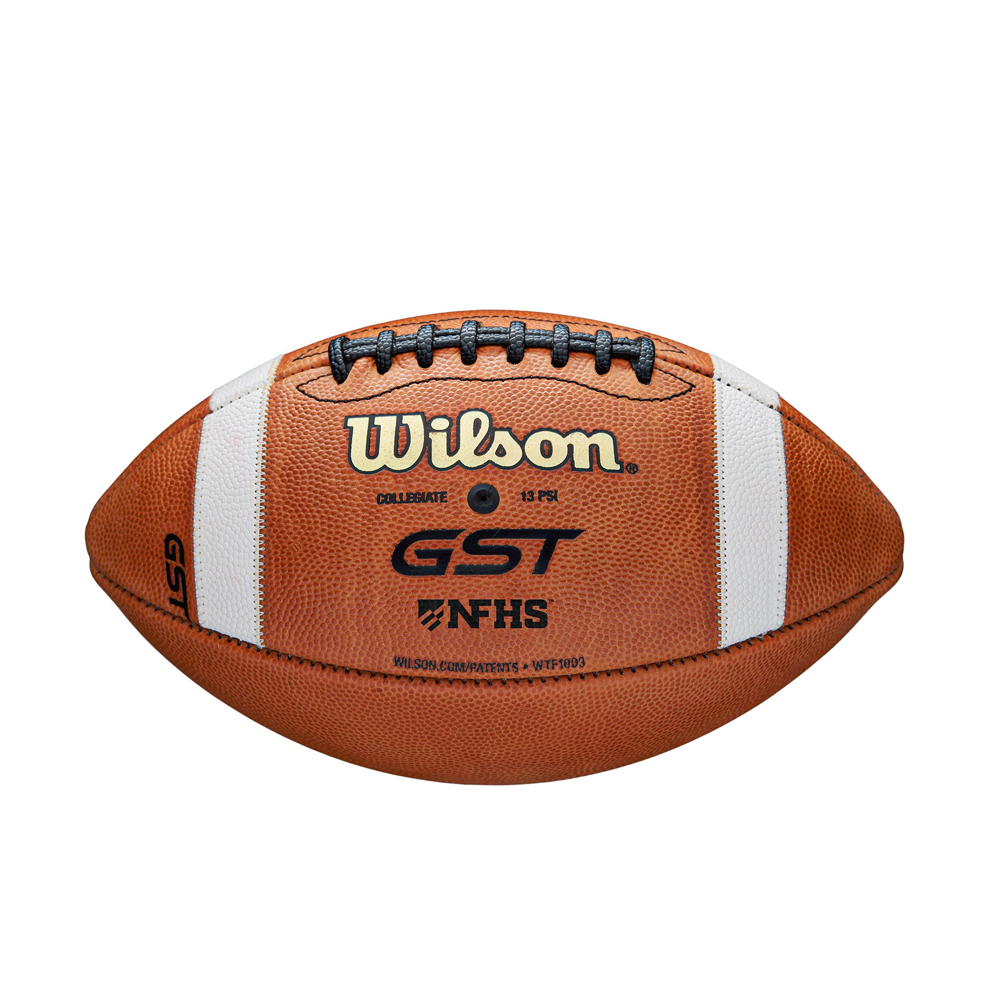 Wilson 1002 GST Leather NFHS Game Football - Official Size