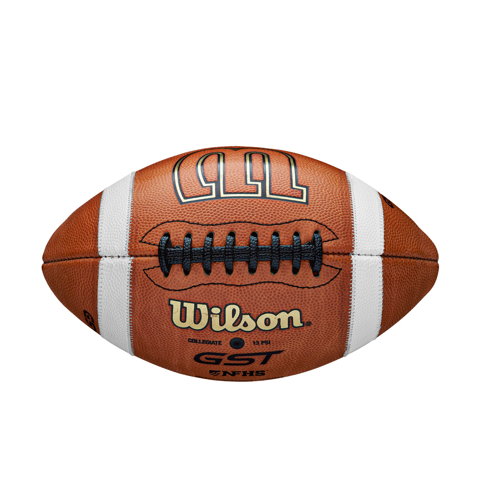 Wilson 1002 GST Leather NFHS Game Football - Official Size