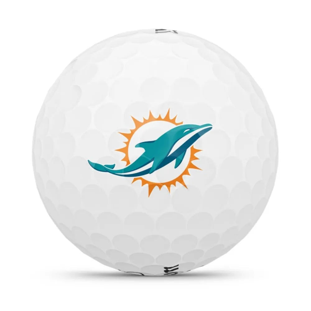 WILSON 2025 Duo Soft Golf Balls NFL Miami Dolphins