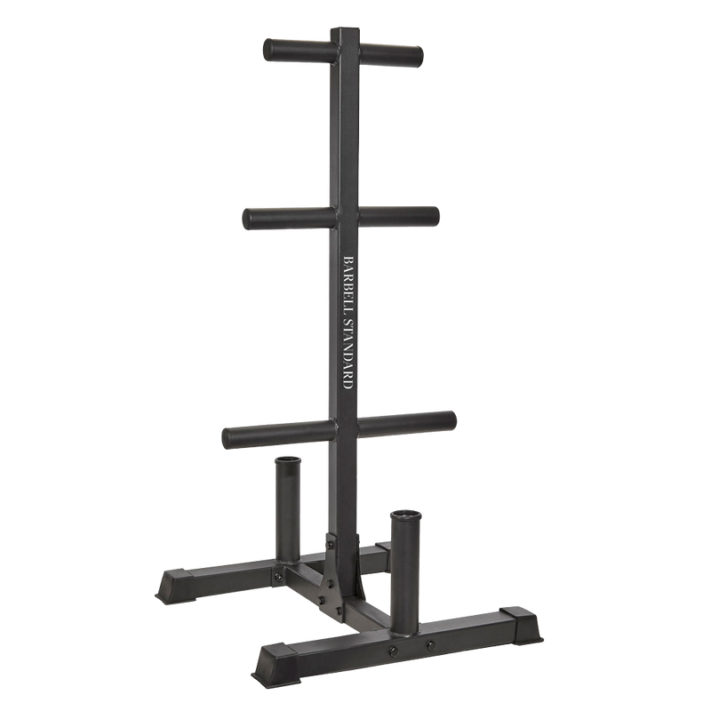 Árbol para discos de pesas y almacenamiento de barras