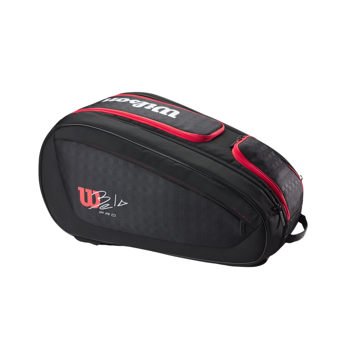 Bolsa para raquetas de pádel Wilson Bela V3 Negra/Roja