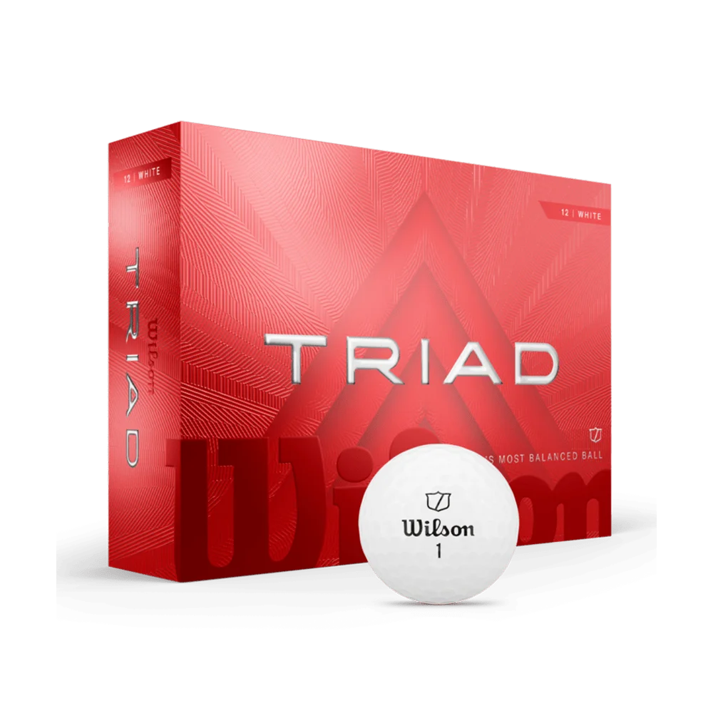 Wilson Triad Golf Ball White 12-Ball