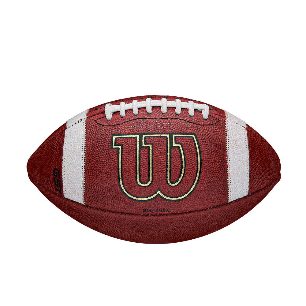 Wilson 1002 GST Leather Game Football - Official Size – Midway Sports Wilson 1002 GST Leather Game Football - Official Size – Midway Sports