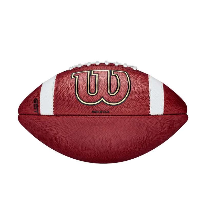 Wilson 1002 GST Leather Game Football - Official Size