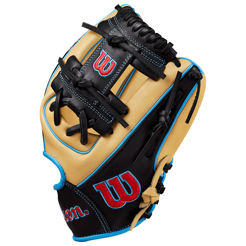 WILSON A1000 Guante De Béisbol, 31,25 Cm (12,5"), Marrón/Rojo, 12.5