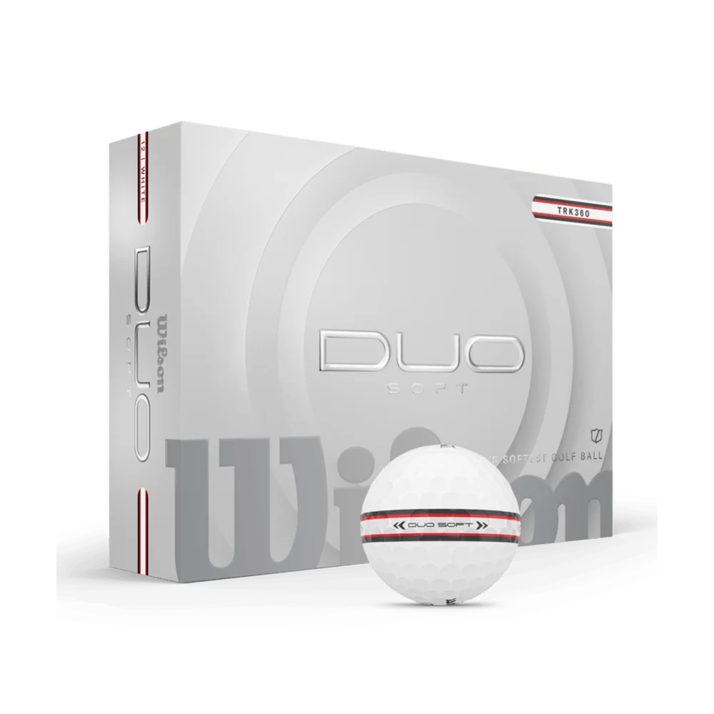 Wilson Duo Soft Golf Ball TRK360 12-Ball Red color