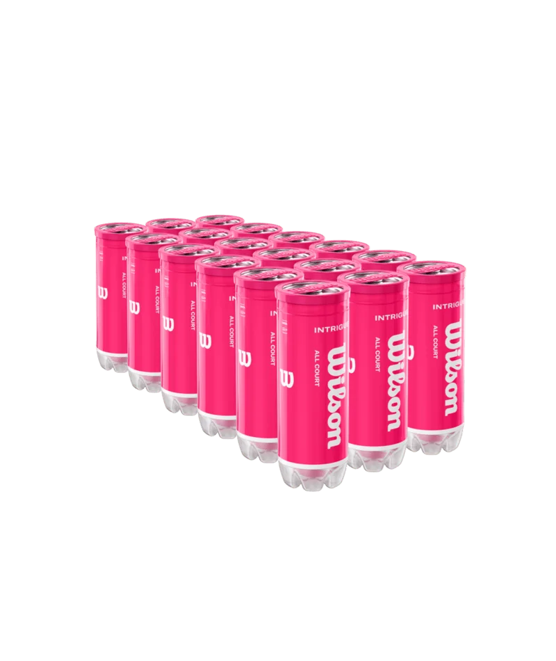 Wilson Intrigue All-Court Pink Tennis Balls