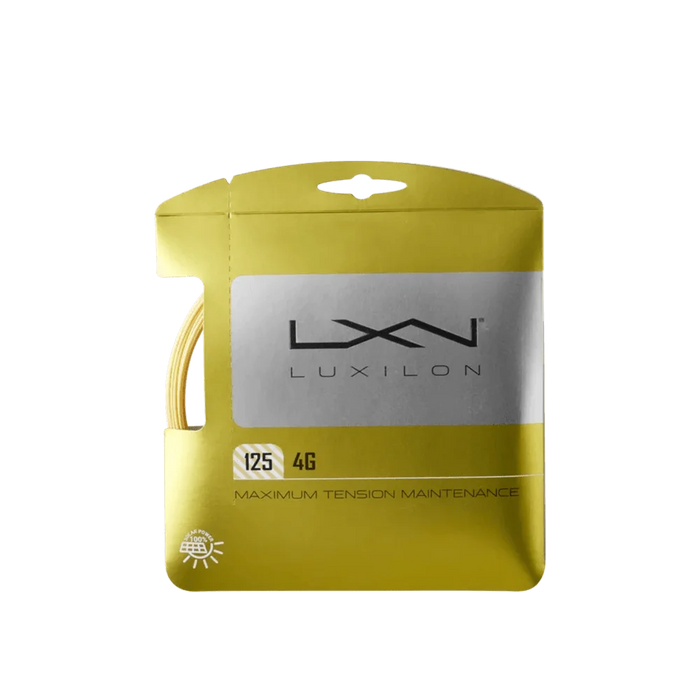Wilson Luxilon 4G 125 GO Tennis String Yellow color
